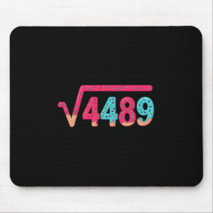67 Eis-Drip-Meme Quadratwurzel 4489 Slang Math Mousepad