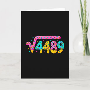 67 Eis-Drip-Meme Quadratwurzel 4489 Slang Mathe Karte