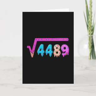 67 Eis-Drip-Meme Quadratwurzel 4489 Slang Mathe Karte