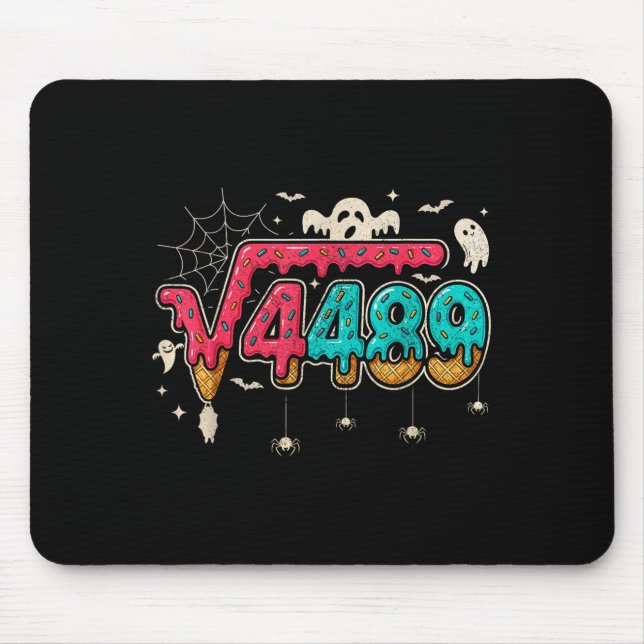 67 Eis-Drip-Meme Quadratwurzel 4489 Slang Mathe Mousepad (Vorne)