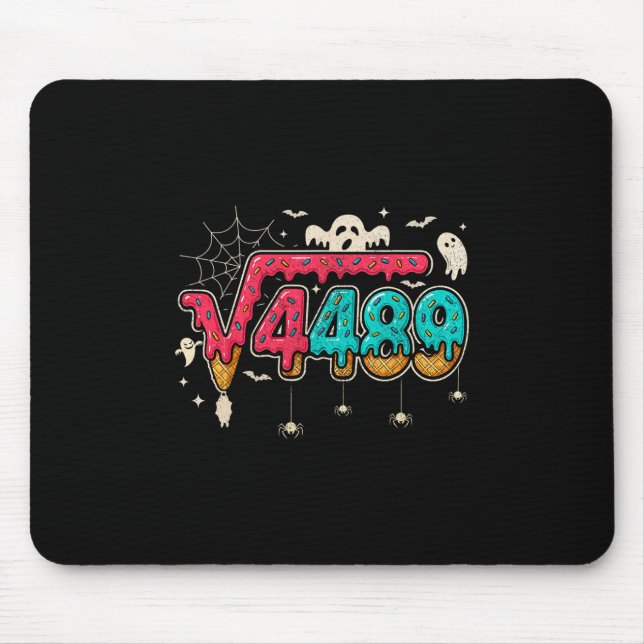67 Eis-Drip-Meme Quadratwurzel 4489 Slang Mathe Mousepad (Vorne)