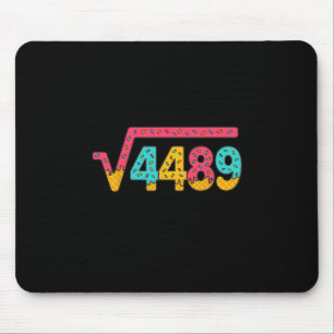 67 Eis-Drip-Meme Quadratwurzel 4489 Slang Mathe Mousepad