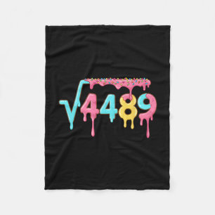 67 Eis-Drip-Meme Quadratwurzel 4489 Slang Mathemat Fleecedecke