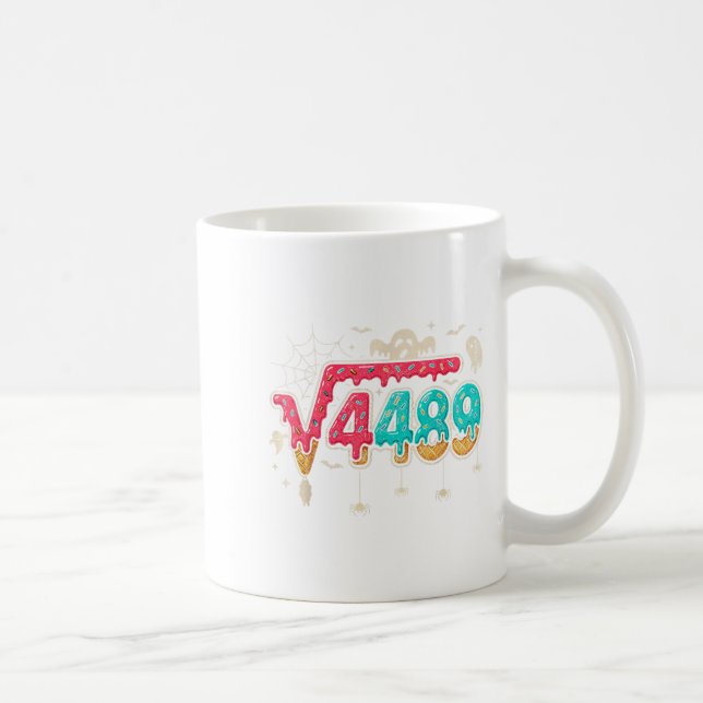 67 Eis-Drip-Meme Quadratwurzel 4489 Slang-Mathemat Kaffeetasse (Rechts)