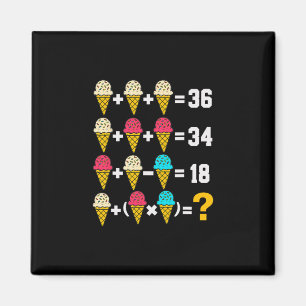 67 Eis-Drip-Meme-Reihenfolge der Operationen Mathe Magnet