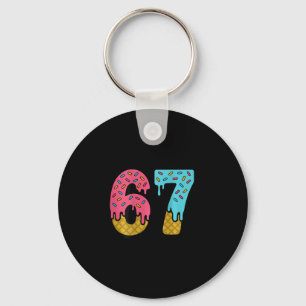 67 Eis-Drip-Meme Six Seven Game Day (auf Ck)  Schlüsselanhänger