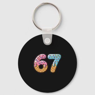 67 Eis-Drip-Meme Six Seven Gen Alpha Slang 2 Schlüsselanhänger
