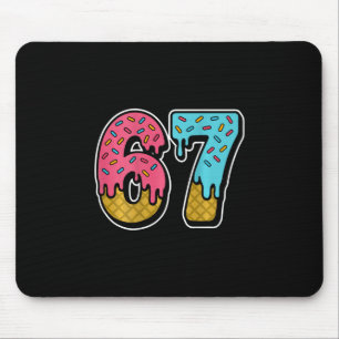 67 Eis-Drip-Meme Six Seven Gen Alpha Slang ( Mousepad