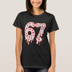 67 Eis-Drip-Meme Six Seven Gen Alpha Valenti T-Shirt
