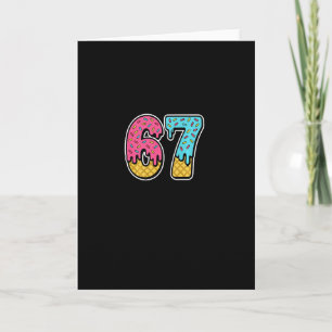 67 Eis-Drip-Meme Six Seven Lustig Gen Alpha D Karte