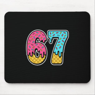 67 Eis-Drip-Meme Six Seven Lustig Gen Alpha D Mousepad