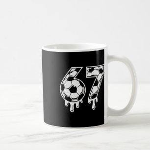 67 Eis-Drip-Soccer Gen Alpha Six Seven Meme  Kaffeetasse
