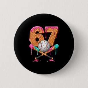 67 Eis Drip Verkauf Nummer 67 Spieler 67. Geburtst Button