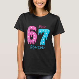 67 Eis-Tropf-Meme 6 7 Halloween-Kostüm Paar T-Shirt