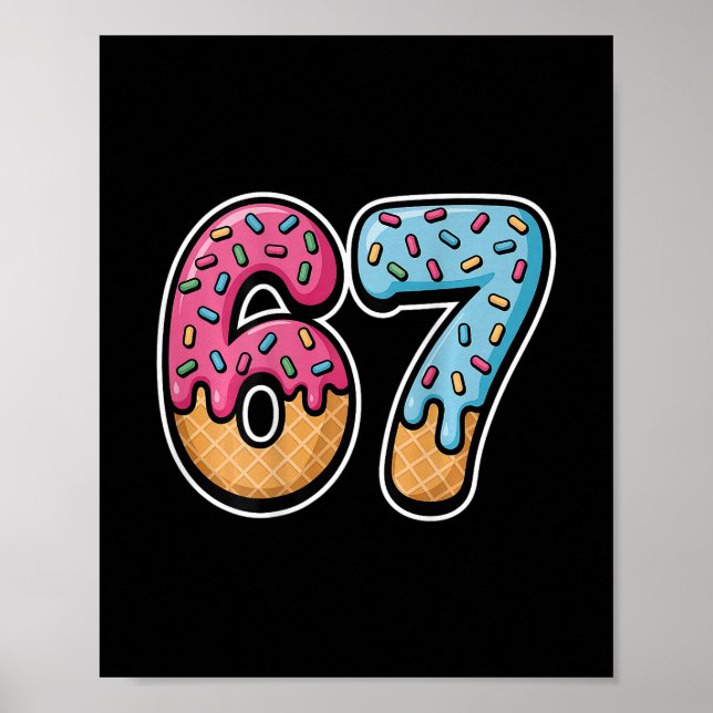 67 Eis tropft (nur ck)  Poster (Vorne)