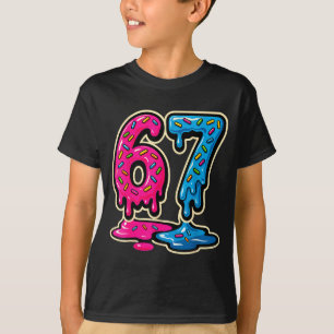 67 Eiscreme Meme Six Seven T-Shirt
