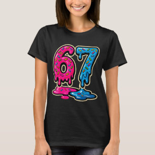 67 Eiscreme Meme Six Seven T-Shirt