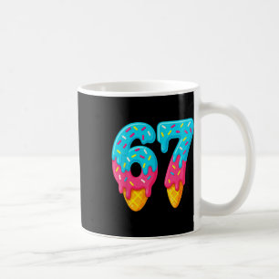 67 Eiscreme-Tropf-Meme Lustig Six Seven Gen Alpha Kaffeetasse