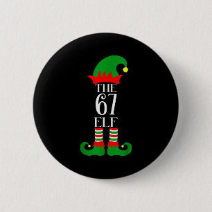 67 Elf Weihnachtskostüm Pyjama 67 Meme Gen Alpha Button