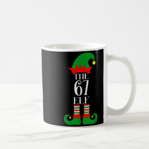 67 Elf Weihnachtskostüm Pyjama 67 Meme Gen Alpha Kaffeetasse