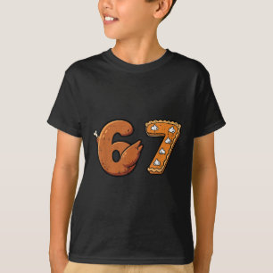 67 Erntedankfest Lustig 6 7 Meme Sechs Sieben Trut T-Shirt