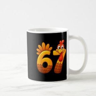 67 Erntedankfest Lustiger Truthahn Erntedankfest 6 Kaffeetasse