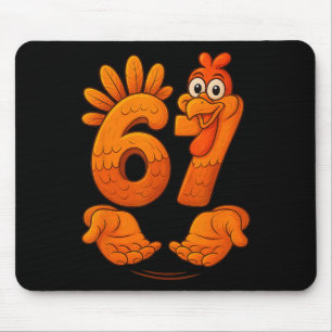 67 Erntedankfest Truthahn Lustiges Gen Alpha Meme Mousepad