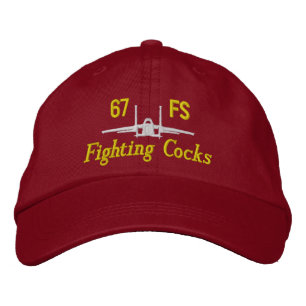 67 FS F-15 Golf Hat Bestickte Kappe