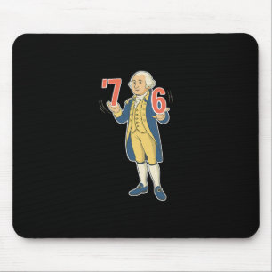 67 Funny George Washington Meme Six Seven Gen Alph Mousepad
