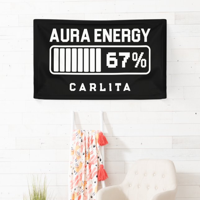 67 Funny Meme Aura Energy bei 67 Six Seven Meme Ge Banner (Insitu)