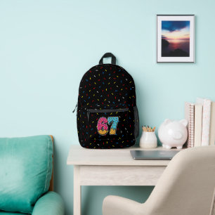 67 Funny Meme Ice Cream Six Seven Gen Alpha Bedruckter Rucksack
