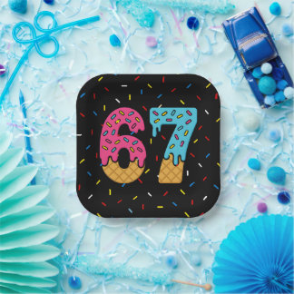 67 Funny Meme Ice Cream Six Seven Gen Alpha Pappteller