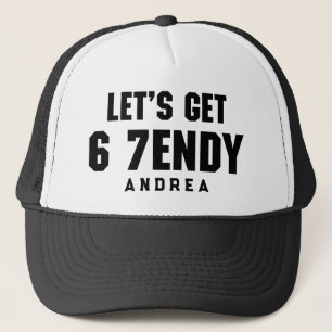 67 Funny Meme Lasst uns sechs Seven Sendy 6 7endy Truckerkappe