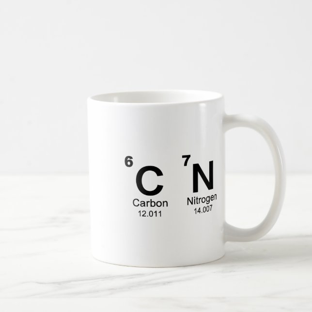 67 Funny Meme Six Seven Science Periodic Table Che Kaffeetasse (Rechts)