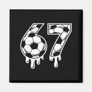 67 Fußball Eis Drip Gen Alpha Sechs Sieben Meme Magnet