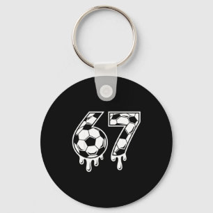 67 Fußball Eiscreme Drip Gen Alpha Six Seven Meme  Schlüsselanhänger