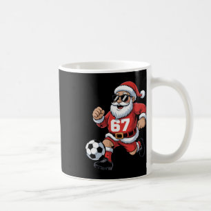 67 Fußball-Santa-Design für Weihnachten-Sportfans  Kaffeetasse