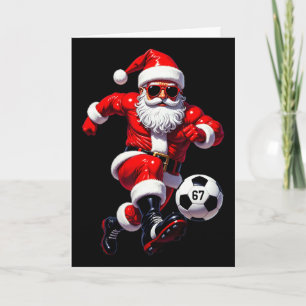 67 Fußball Santa Six Seven Meme Weihnachten Sport Karte