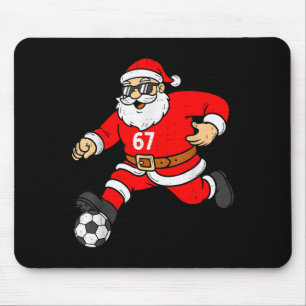 67 Fußball Santa Six Seven Meme Weihnachten Srt Mä Mousepad
