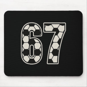 67 Fußball Sechs Sieben 6 7 Meme 67 _1  Mousepad