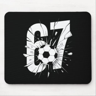 67 Fußball Sechs Sieben 6 7 Meme 67 _2  Mousepad