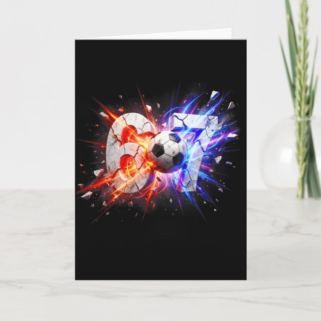 67 Fußball Sechs Sieben 6 7 Meme 67  Karte (Vorderseite)