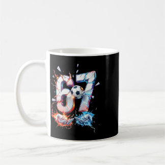 67 Fußball Sechs Sieben Fußball 6 7 Kinder Jungen Kaffeetasse