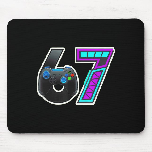 67 Gamer Console Controller Design  Mousepad (Vorne)