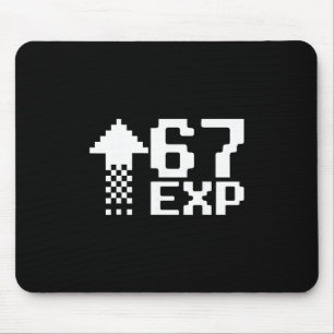 67 Gaming Kinder Drip Meme Lustig Six Seven Gen Al Mousepad