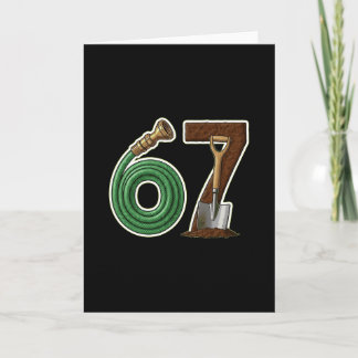 67 Garten Humor Gartenarbeit Geburtstagsdesign  Karte