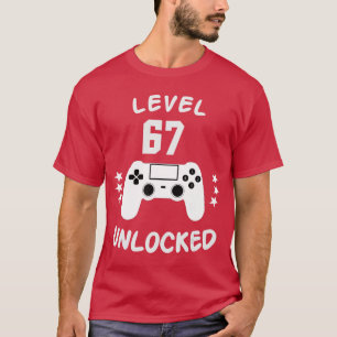 67. Geburtstag der Gamers Controller-Familie T-Shirt