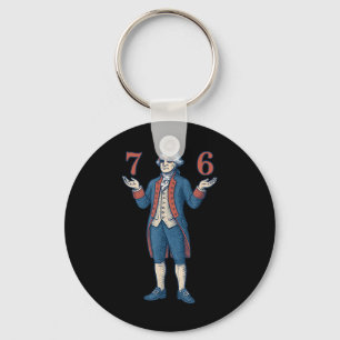 67 George Washington 7 6 Meme Sechs Sieben 6-7 4.  Schlüsselanhänger