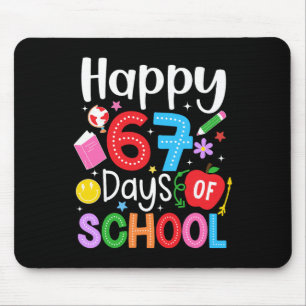 67 glückliche Schultage Lustiges Six Seven Meme Le Mousepad