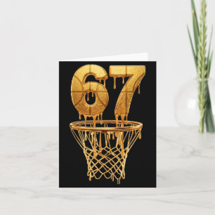 67 Gold Drip Basketball 6 7 Sechs Sieben Meme Gen  Karte
